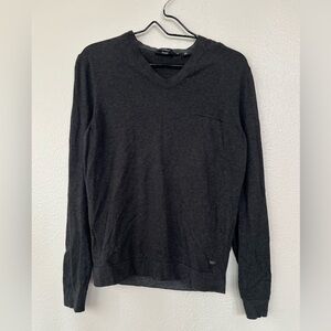 HUGO Boss Slim Fit V neck cashmere blend sweater